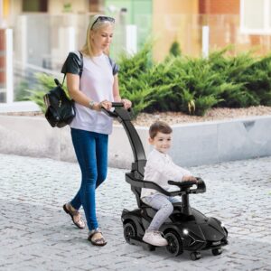 3 in 1 Licensed Lamborghini Ride Walking Toy Stroller - 37"e; x 17"e; x 33"e;