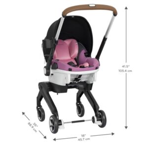 Gold Shyft DualRide with Carryall Storage Infant Car Seat and Stroller Combo - Onyx Black