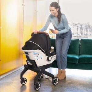 Gold Shyft DualRide with Carryall Storage Infant Car Seat and Stroller Combo - Onyx Black