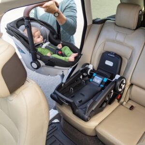 Gold Shyft DualRide with Carryall Storage Infant Car Seat and Stroller Combo - Onyx Black