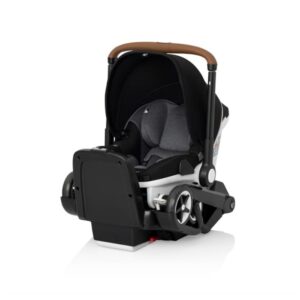 Gold Shyft DualRide with Carryall Storage Infant Car Seat and Stroller Combo - Onyx Black