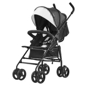 Lightweight Stroller, Compact Easy Fold MultiPosition Recline Canopy Backrest, Carbon Steel Frame, for Travel and More