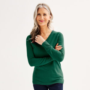 Women's Croft & Barrow® The Extra Soft V-Neck Sweater
