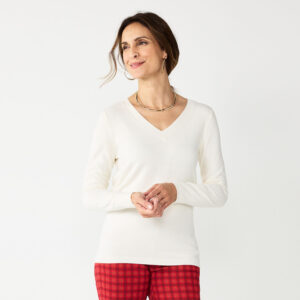 Women's Croft & Barrow® The Extra Soft V-Neck Sweater