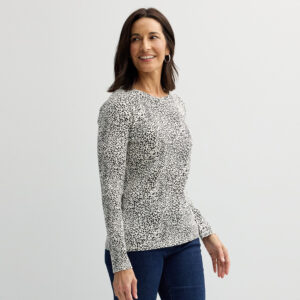 Women's Croft & Barrow® Essential Long-Sleeve Crewneck Tee