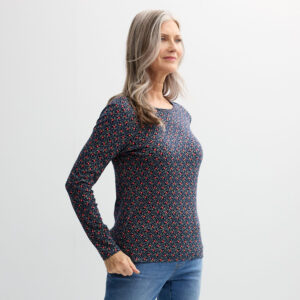 Women's Croft & Barrow® Essential Long-Sleeve Crewneck Tee