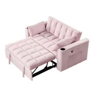 Merax 4-1 Multi-functional Sofa Bed With Cup Holder And Usb Port