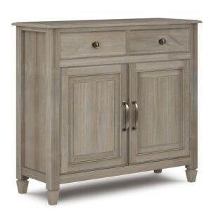 Simpli Home Connaught Traditional Entryway Storage Cabinet
