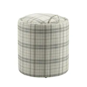 INK+IVY Rebecca Round Storage Ottoman With Tray