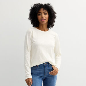 Women's Sonoma Goods For Life® Everyday Long Sleeve Crewneck Tee