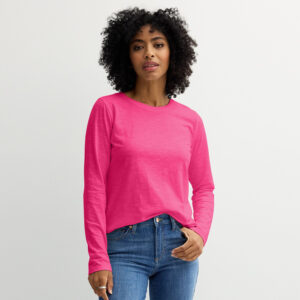 Women's Sonoma Goods For Life® Everyday Long Sleeve Crewneck Tee