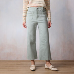 Women's LC Lauren Conrad Super High-Rise Wide Leg Cropped Pants