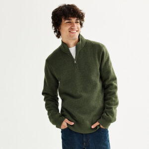 Men's Sonoma Goods For Life® Sweater Fleece Quarter Zip Pullover
