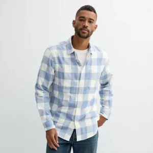 Men's Sonoma Goods For Life® Supersoft Flannel Button-Down Shirt