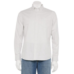 Men's Sonoma Goods For Life® Long Sleeve Perfect Length Button-Down Shirt