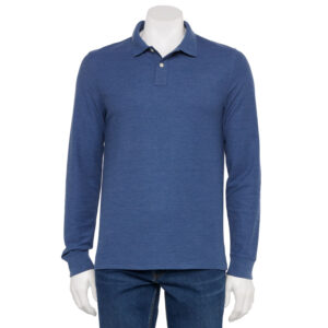 Men's Sonoma Goods For Life® Long Sleeve Pique Polo