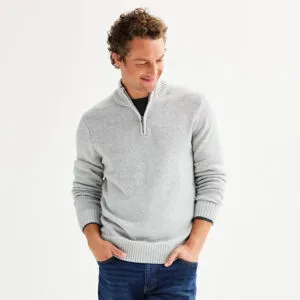 Men's Sonoma Goods For Life® Heavyweight 1/4-Zip Sweater