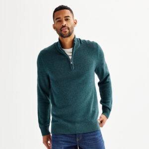 Men's Sonoma Goods For Life® Heavyweight 1/4-Zip Sweater