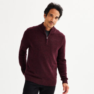 Men's Sonoma Goods For Life® Heavyweight 1/4-Zip Sweater