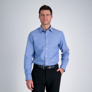 Men's Haggar® Premium Comfort Classic Fit Wrinkle Resistant Dress Shirt
