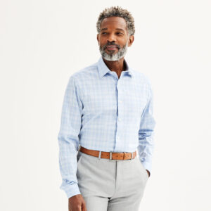 Men's Apt. 9® Premier Flex Regular-Fit Wrinkle Resistant Dress Shirt