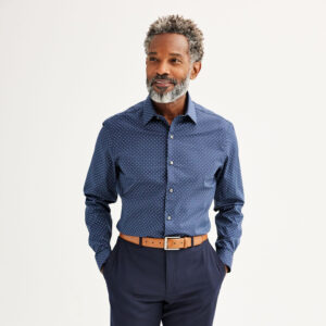 Men's Apt. 9® Premier Flex Regular-Fit Wrinkle Resistant Dress Shirt