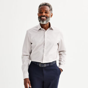 Men's Apt. 9® Premier Flex Regular-Fit Wrinkle Resistant Dress Shirt