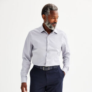 Men's Apt. 9® Premier Flex Regular-Fit Wrinkle Resistant Dress Shirt