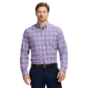Men's IZOD Oxford Woven Long Sleeve Button-Down Shirt