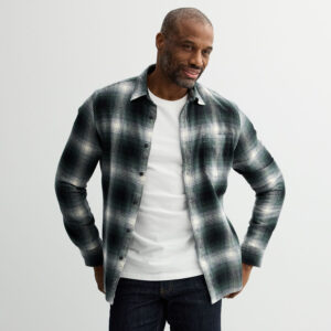 Men's Sonoma Goods For Life® One Pocket Flannel Button-Down Shirt