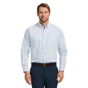 Men's IZOD Performance Comfort Long Sleeve Button Down Woven Shirt