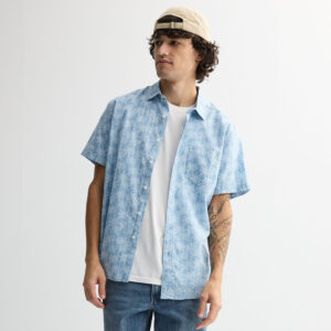 Men's Sonoma Goods For Life® Short Sleeve Perfect Length Linen Shirt