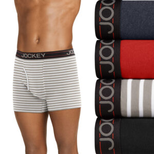 Men's Jockey® 4-Pack Cotton Blend Boxer Brief