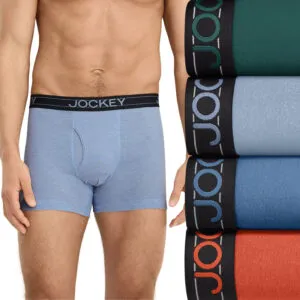 Men's Jockey® 4-Pack Cotton Blend Boxer Brief