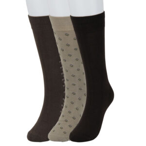 Men's Sonoma Goods For Life® 3-pack Patterned Dress Socks