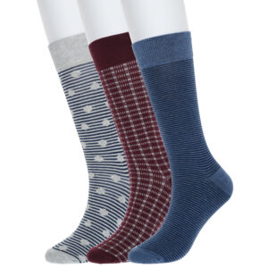 Men's Sonoma Goods For Life® 3-pack Patterned Dress Socks