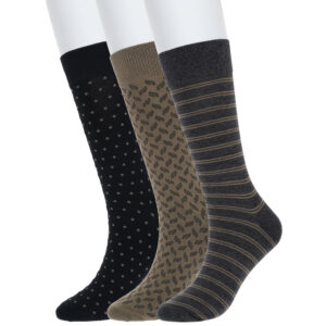 Men's Sonoma Goods For Life® 3-pack Patterned Dress Socks