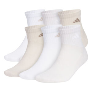 Men's adidas 6-pack Athletic Cushioned Quarter Socks