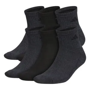Men's adidas 6-pack Athletic Cushioned Quarter Socks