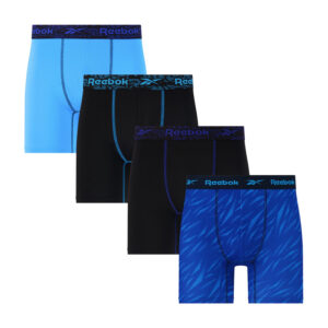 Men's Reebok 4-Pack Performance Boxer Brief Set
