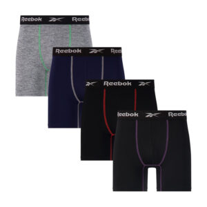 Men's Reebok 4-Pack Performance Boxer Brief Set