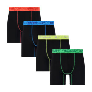 Men's Reebok 4-Pack Performance Boxer Brief Set