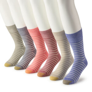 Men's GOLDTOE® 6-Pack Cambridge Crew Socks