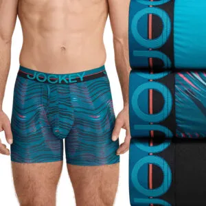 Men's Jockey® Infinite Cool 3-pk Microfiber Stretch 5" Boxer Briefs
