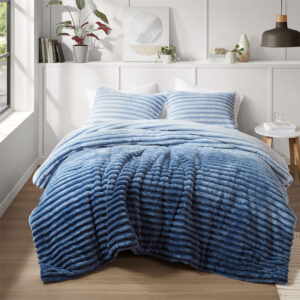 510 Design Avril Fluffy Ribbed Plush Comforter Set