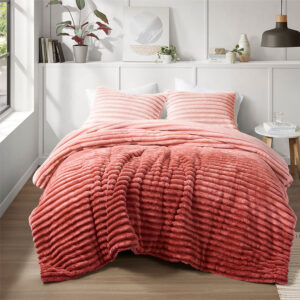 510 Design Avril Fluffy Ribbed Plush Comforter Set
