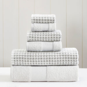 Amrapur Modern Threads Cobblestone 6-piece Bath Towel Set