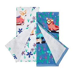 Celebrate Together™ Spring Dog 2-Pack Kitchen Towel Set