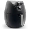 Elite Cuisine 4QT Dual Deep Fryer with 3 baskets, Timer and Temp Knobs