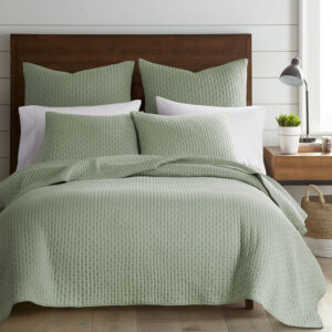 Levtex Home Cross Stitch Quilt Set